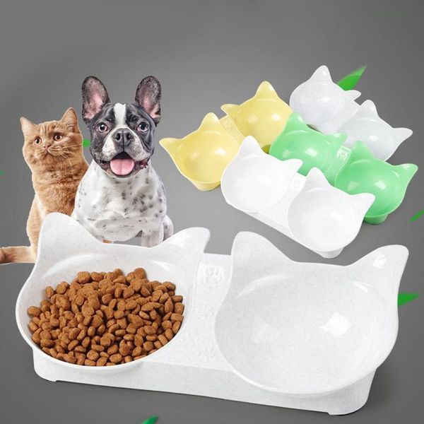 dog bowls & feeders 2 in 1 cartoon ear shape inclined double bowl for pet cat feeding drinking random color
dog bowls & feeders 2 in 1 cartoon ear shape inclined double bowl for pet cat feeding drinking random color
