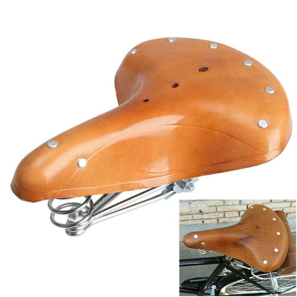bike saddles retro leather spring seat old style accessory universal road bicycle saddle cushion absorption cycling classic
bike saddles retro leather spring seat old style accessory universal road bicycle saddle cushion absorption cycling classic
