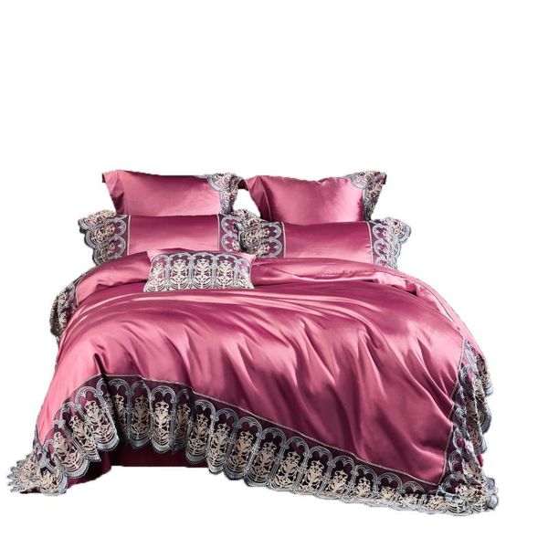 bedding sets italianate style luxurious lace embroidery heavy silk cotton set duvit cover sheet pillowcase king 4 pcs
bedding sets italianate style luxurious lace embroidery heavy silk cotton set duvit cover sheet pillowcase king 4 pcs