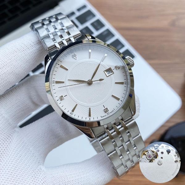 wristwatches men's 40mm automatic mechanical watch stainless steel case strap multifunction, Slivery;brown
wristwatches men's 40mm automatic mechanical watch stainless steel case strap multifunction, Slivery;brown