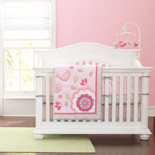 7pcs embroidery appliqued 3d birdie flower baby cot crib bedding set protector infant bumpers (bumper+duvet+bed cover+bed skirt)
7pcs embroidery appliqued 3d birdie flower baby cot crib bedding set protector infant bumpers (bumper+duvet+bed cover+bed skirt)