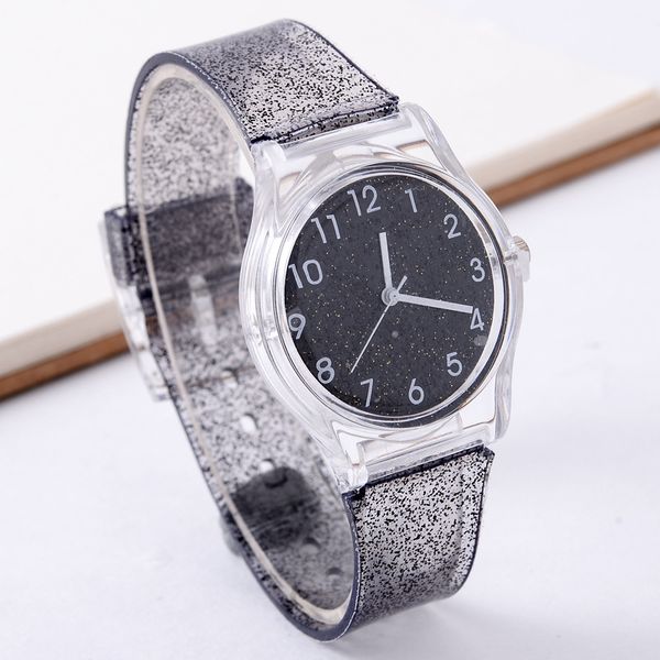 children's watch quartz watches jelly wristwatch for girl boy baby student sport transparent plastic colour 2, Slivery;brown
children's watch quartz watches jelly wristwatch for girl boy baby student sport transparent plastic colour 2, Slivery;brown