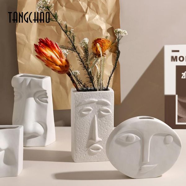 vases nordic ins ceramic vase flower pot creative human face art arrangement dried home decoration ornaments
vases nordic ins ceramic vase flower pot creative human face art arrangement dried home decoration ornaments