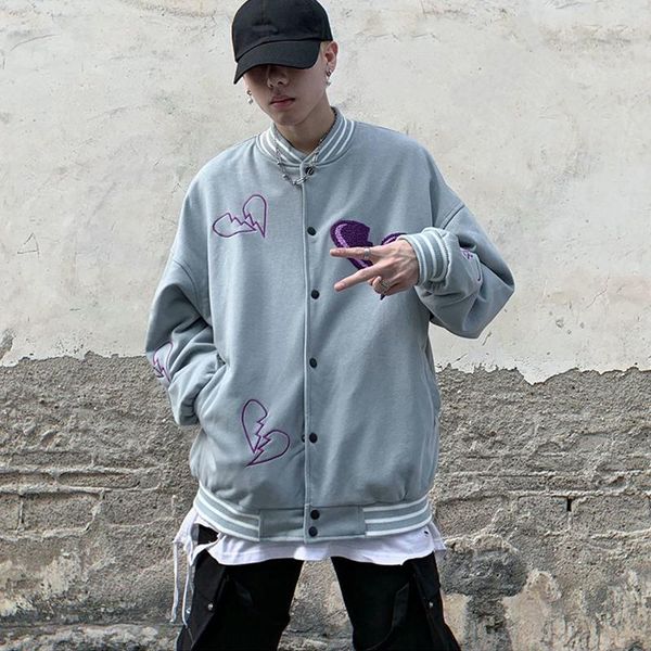 women's hoodies & sweatshirts street vintage embroidery heartbreak baseball uniform women wild couple jacket tide y2k e-girl clothes st, Black
women's hoodies & sweatshirts street vintage embroidery heartbreak baseball uniform women wild couple jacket tide y2k e-girl clothes st, Black