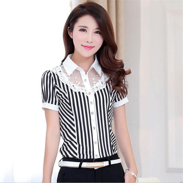 women's blouses & shirts women ol plus size summer puff sleeve turn-down collar half lace patchwork blouse female spring cardigan overs, White
women's blouses & shirts women ol plus size summer puff sleeve turn-down collar half lace patchwork blouse female spring cardigan overs, White