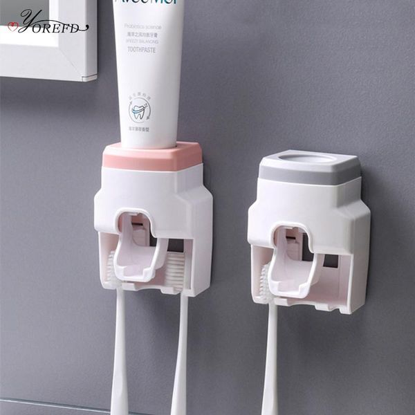 creative wall mounted toothpaste dispenser bathroom toothbrush holder lazy person automatic squeezer holders
creative wall mounted toothpaste dispenser bathroom toothbrush holder lazy person automatic squeezer holders