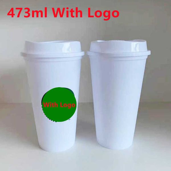 coffee cup with trademark and lid, color plastic cup 473ml pure white, coffee cup with water discoloration
coffee cup with trademark and lid, color plastic cup 473ml pure white, coffee cup with water discoloration