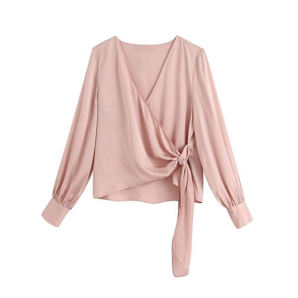 women's blouses & shirts bb - 2503, 2021 summer europe and the united states double breasted satin texture women long sleeve shirt, White
women's blouses & shirts bb - 2503, 2021 summer europe and the united states double breasted satin texture women long sleeve shirt, White