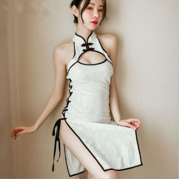 underwear bandage women temptation clothing republic of china style side split hollow cheongsam, Red;black
underwear bandage women temptation clothing republic of china style side split hollow cheongsam, Red;black