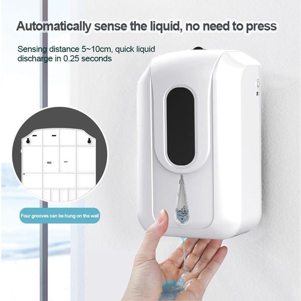 liquid soap dispenser automatic sensor dripping wall mount, 2200ml touchless for el restaurant commercial
liquid soap dispenser automatic sensor dripping wall mount, 2200ml touchless for el restaurant commercial