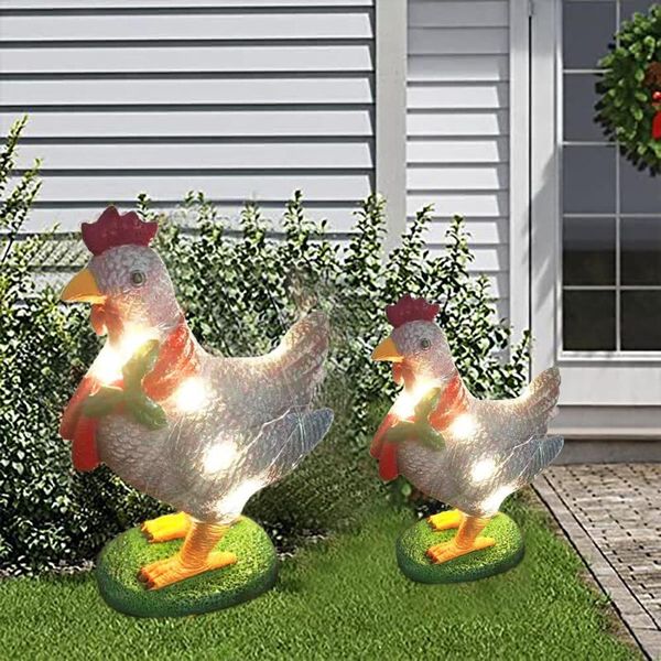 lawn lamps light-up chicken holiday decoration led christmas outdoor decorations resin ornaments atmosphere tg
lawn lamps light-up chicken holiday decoration led christmas outdoor decorations resin ornaments atmosphere tg