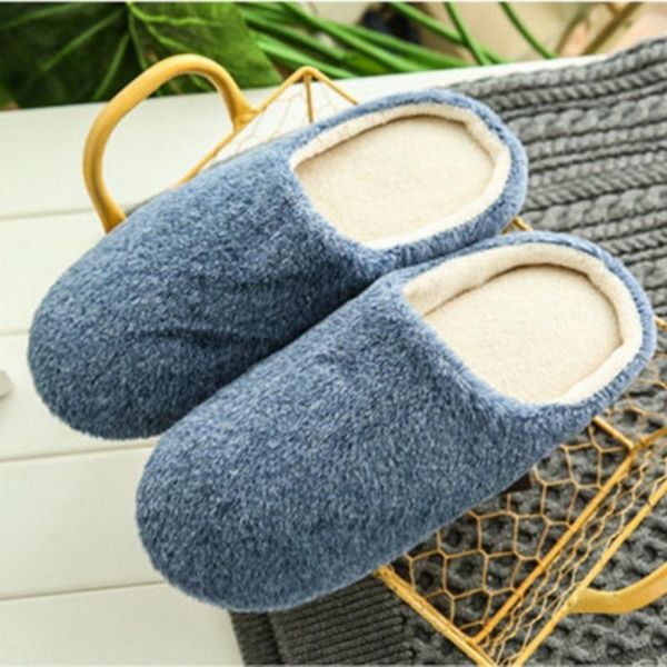 slippers men soft plush house footwear cotton shoes anti skid male warm bedroom winter home indoor casual, Black
slippers men soft plush house footwear cotton shoes anti skid male warm bedroom winter home indoor casual, Black