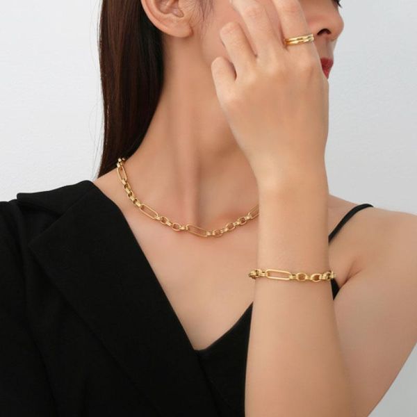 earrings & necklace bohemian gold geometric bracelets for women fashion chain set office lady punk jewelry gift, Silver
earrings & necklace bohemian gold geometric bracelets for women fashion chain set office lady punk jewelry gift, Silver