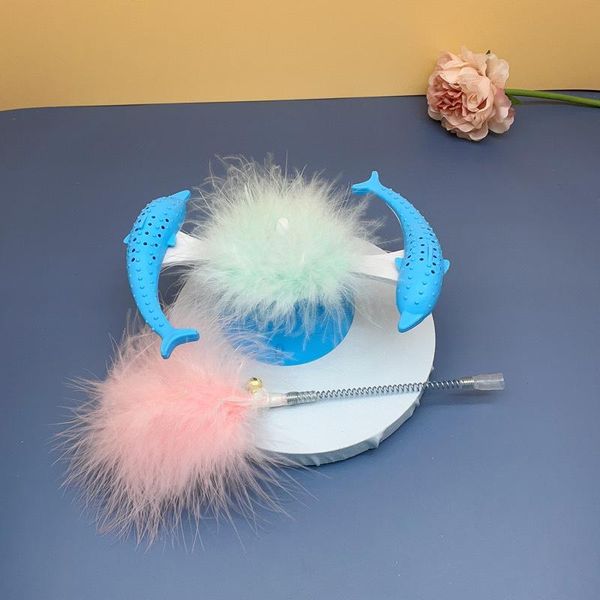 cat toys funny pet feather windmill toy food leaker puzzle turntable fun play game self interaction kitten supplies
cat toys funny pet feather windmill toy food leaker puzzle turntable fun play game self interaction kitten supplies