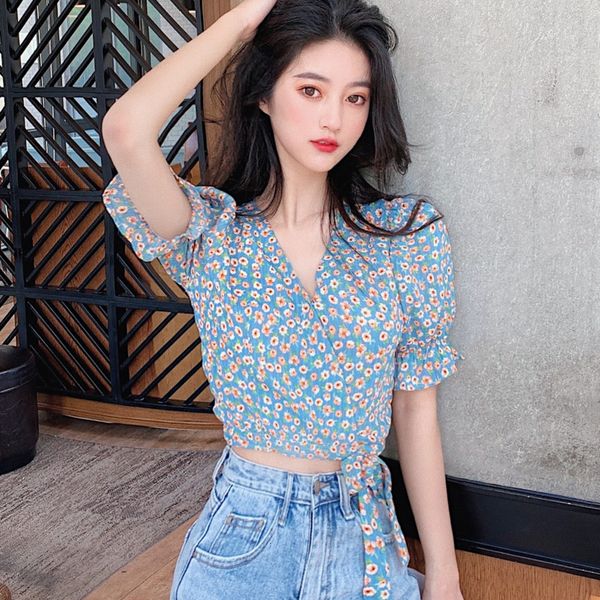 sweater flower print blouse women v neck holiday boho ladies blusa shirts summer vintage casual female 9x79, White;black
sweater flower print blouse women v neck holiday boho ladies blusa shirts summer vintage casual female 9x79, White;black