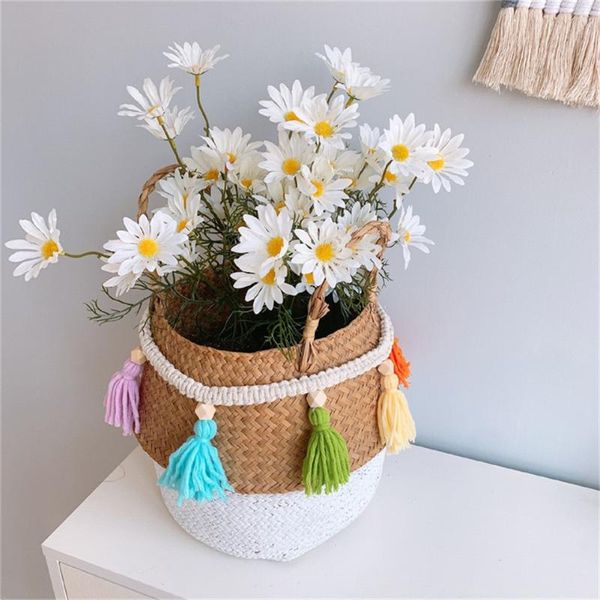 bohemia macrame handmade hanging woven tassel garland wooden beads belly basket home decorative wall crafts decorations objects & figurines
bohemia macrame handmade hanging woven tassel garland wooden beads belly basket home decorative wall crafts decorations objects & figurines