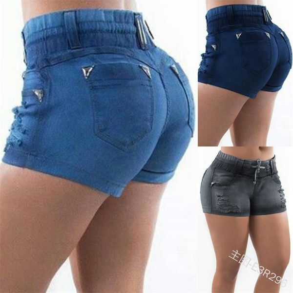 women's jeans wepbel women tight denim shorts elastic waist drawstring fashion casual hole pants, Blue
women's jeans wepbel women tight denim shorts elastic waist drawstring fashion casual hole pants, Blue