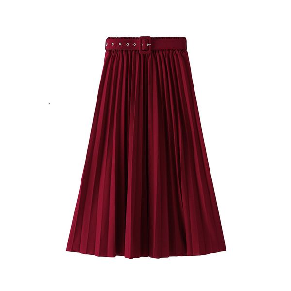 skirts spring korean lush swing skirt with belt elegant elastic waist a-line mid calf long summer pleated skirts 8 colors, Black
skirts spring korean lush swing skirt with belt elegant elastic waist a-line mid calf long summer pleated skirts 8 colors, Black