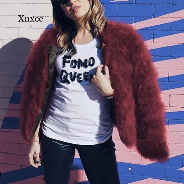 women's fur & faux winter fluffy coat thick warm autumn furry streetwear, Black
women's fur & faux winter fluffy coat thick warm autumn furry streetwear, Black
