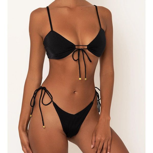 triangle bag bikini black gray yellow green pink multicolor low waist tied women split swimsuit soft, White;black
triangle bag bikini black gray yellow green pink multicolor low waist tied women split swimsuit soft, White;black
