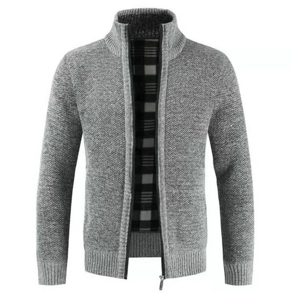 men's sweaters autumn winter man plus size zipper slim plush thicken warm multicolor outdoor simple all-match fashion casual cardigan, White;black
men's sweaters autumn winter man plus size zipper slim plush thicken warm multicolor outdoor simple all-match fashion casual cardigan, White;black