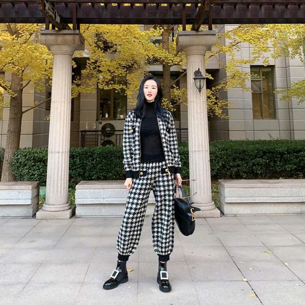 two piece dress spring 2021 european cargo autumn three-piece suit western-style age-reducing houndstooth base shirt coat black and white pl
two piece dress spring 2021 european cargo autumn three-piece suit western-style age-reducing houndstooth base shirt coat black and white pl