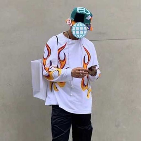 men's hoodies etudes flame embroidered sweater long sleeve wookvide asap rocky, Black
men's hoodies etudes flame embroidered sweater long sleeve wookvide asap rocky, Black
