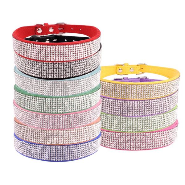 shiny diamond pet collar fashion purple red orange pink black yellow green plush small cat dog collars with metal buckle & leashes
shiny diamond pet collar fashion purple red orange pink black yellow green plush small cat dog collars with metal buckle & leashes