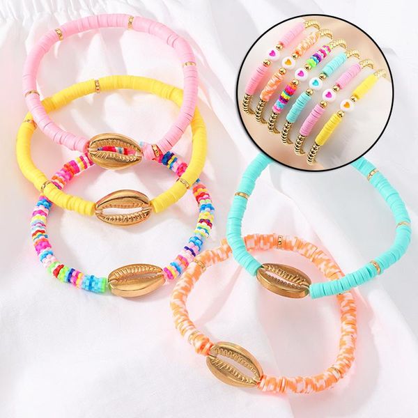 link, chain colorful boho bracelet personalized fashion shell charming jewellery gift for women girls ll@17, Black
link, chain colorful boho bracelet personalized fashion shell charming jewellery gift for women girls ll@17, Black