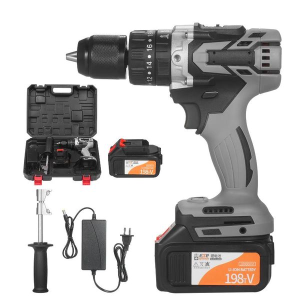 professiona electric drills impact wrench brushless with socket li-ion battery drill installation power tools plastictool box
professiona electric drills impact wrench brushless with socket li-ion battery drill installation power tools plastictool box