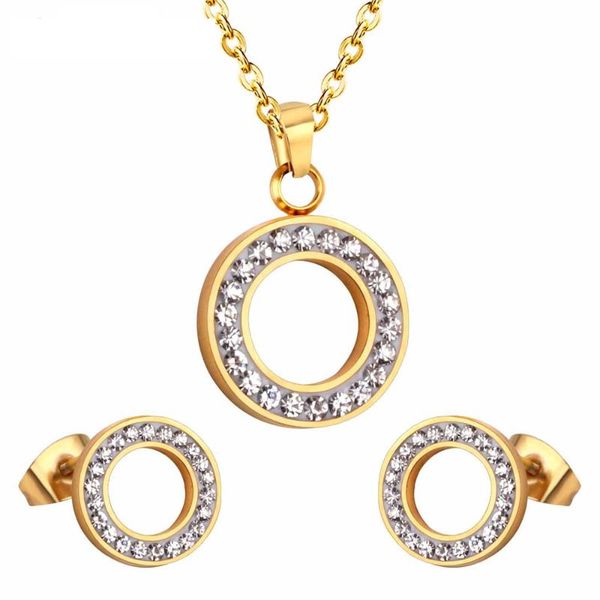earrings & necklace 316l stainless steel full zircon crystal pendant earring set fete des mere wedding bridal jewelry, Silver
earrings & necklace 316l stainless steel full zircon crystal pendant earring set fete des mere wedding bridal jewelry, Silver