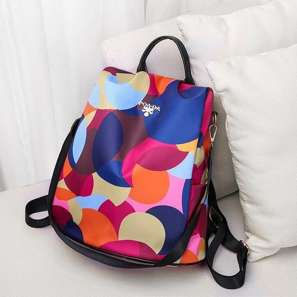 backpack women korean waterproof and anti-theft outdoor travel large capacity oxford cloth student school bag
backpack women korean waterproof and anti-theft outdoor travel large capacity oxford cloth student school bag