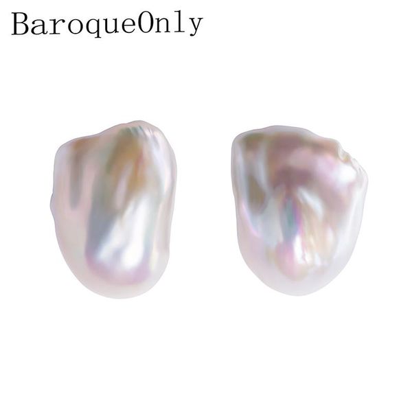 baroqueonly 15-21mm baroque freshwater pearl earring 925 silver sterling stud, Golden;silver
baroqueonly 15-21mm baroque freshwater pearl earring 925 silver sterling stud, Golden;silver