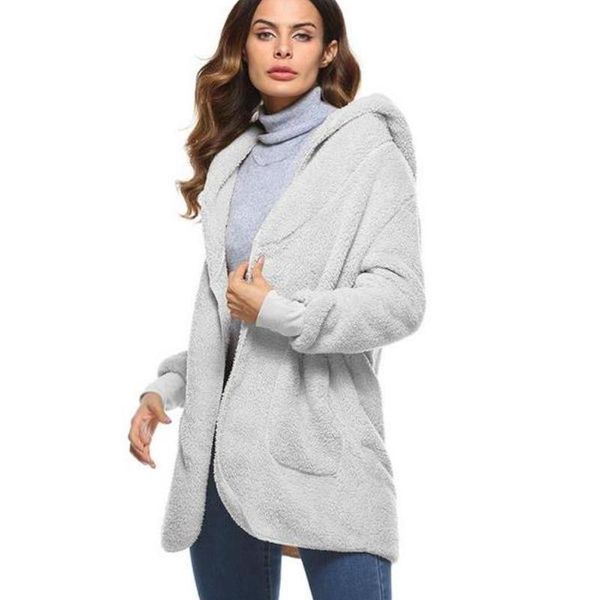 women's fur & faux 2021 year spring teddy bear coat jacket women fashion open stitch hooded female long sleeve fuzzy, Black
women's fur & faux 2021 year spring teddy bear coat jacket women fashion open stitch hooded female long sleeve fuzzy, Black
