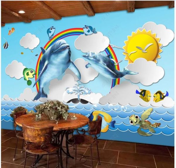 wallpapers custom po wallpaper for walls 3 d murals modern beautiful cartoon mediterranean dolphin children room background wall mural
wallpapers custom po wallpaper for walls 3 d murals modern beautiful cartoon mediterranean dolphin children room background wall mural