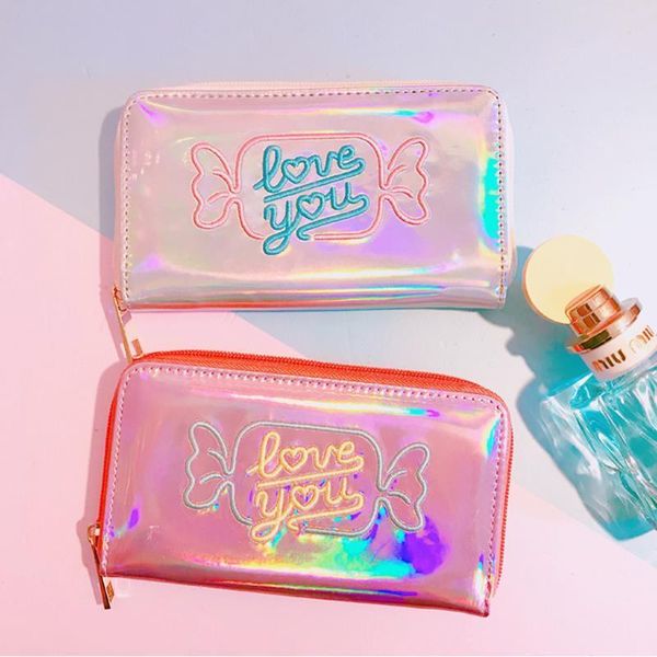 hologram candy long women leather wallet fashion girls change zipper purse money coin id card holders carteras, Red;black
hologram candy long women leather wallet fashion girls change zipper purse money coin id card holders carteras, Red;black