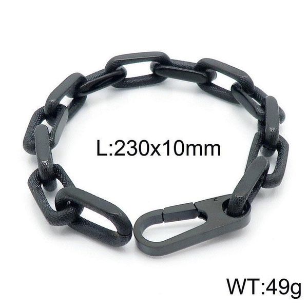 link, chain stainless steel jewelry simple bracelet 4 colors for choose fashion gift bbjzcmgg, Black
link, chain stainless steel jewelry simple bracelet 4 colors for choose fashion gift bbjzcmgg, Black