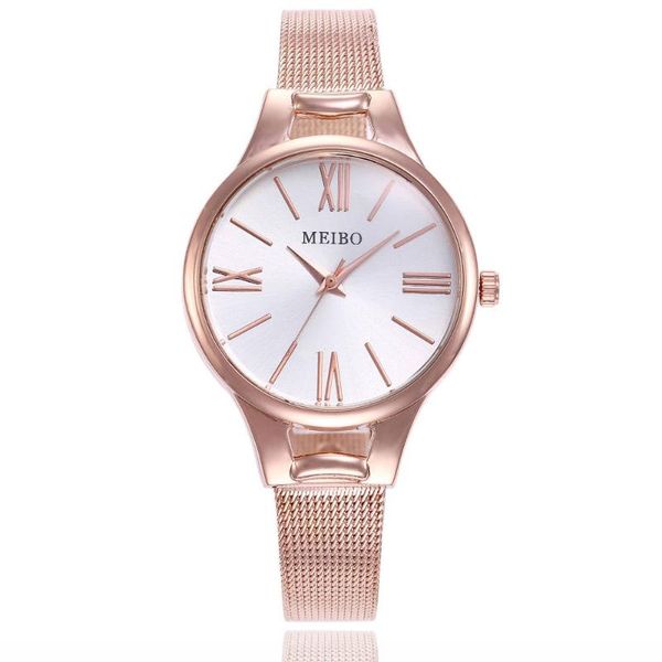 wristwatches women stainless steel bracelet watch fine mesh lady wrist watches roman scale quartz elegant casual clock gift reloj, Slivery;brown
wristwatches women stainless steel bracelet watch fine mesh lady wrist watches roman scale quartz elegant casual clock gift reloj, Slivery;brown