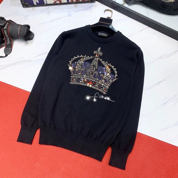 men's hoodies & sweatshirts british style crown pure sweater knitted or crocheted round s around the neck long casual sleeve bright bla, Black
men's hoodies & sweatshirts british style crown pure sweater knitted or crocheted round s around the neck long casual sleeve bright bla, Black