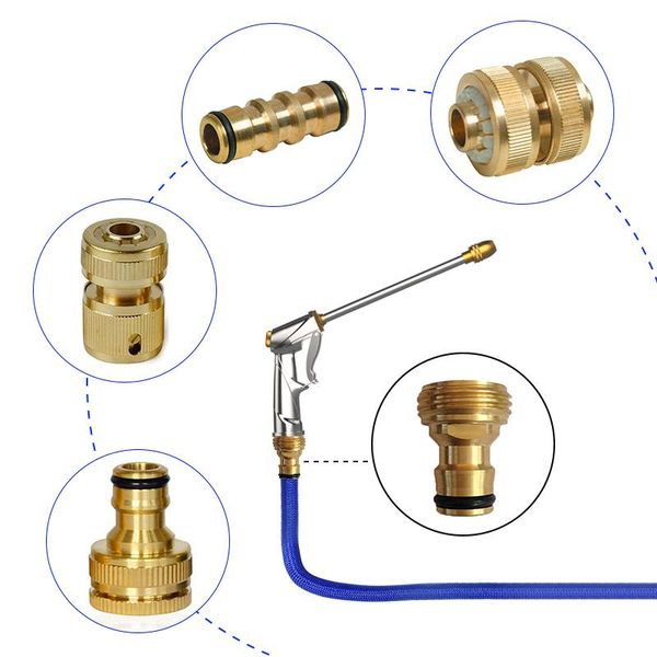 watering equipments 16mm threaded brass hose garden water pipe adaptor quick connector tap equipment 10 types
watering equipments 16mm threaded brass hose garden water pipe adaptor quick connector tap equipment 10 types