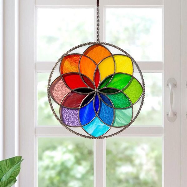 decorative objects & figurines colorful rainbow creative wall pendant decoration glass window hanging wind chime suncatcher home art fft
decorative objects & figurines colorful rainbow creative wall pendant decoration glass window hanging wind chime suncatcher home art fft