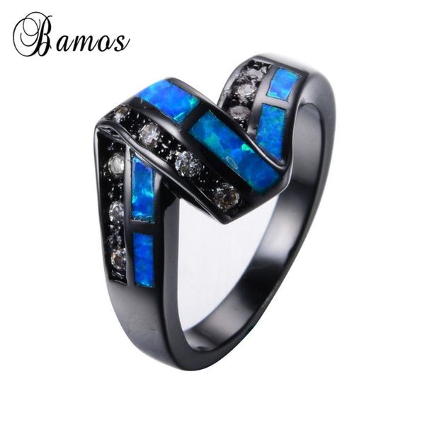 unique design twist blue fire opal rings for women men black gold filled wedding party zircon stone ring bijoux rb0832, Slivery;golden
unique design twist blue fire opal rings for women men black gold filled wedding party zircon stone ring bijoux rb0832, Slivery;golden