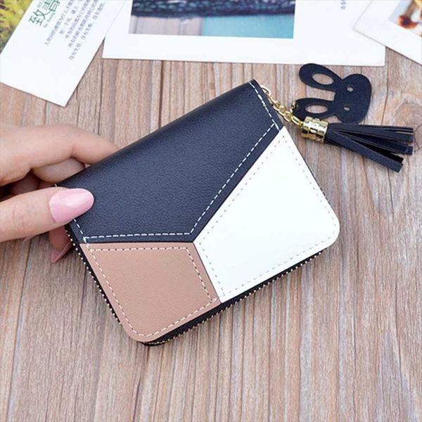 leather wallet women short zipper ladies purse money bag coin pocket patchwork wallets clutch card holder w055, Red;black
leather wallet women short zipper ladies purse money bag coin pocket patchwork wallets clutch card holder w055, Red;black