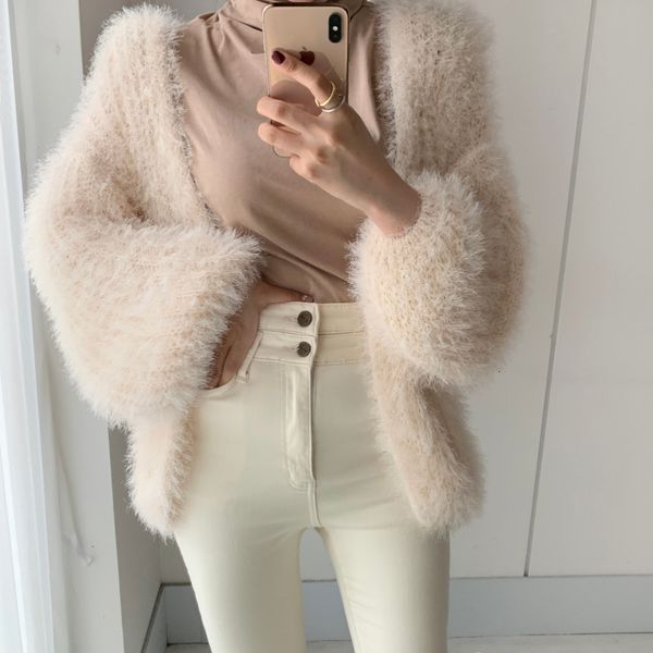 women's sweaters jsxdhk chic girly fashion mohair hair cardigan nightgown autumn soft mesh flashlight open sleeve jumpers w75c, White;black
women's sweaters jsxdhk chic girly fashion mohair hair cardigan nightgown autumn soft mesh flashlight open sleeve jumpers w75c, White;black