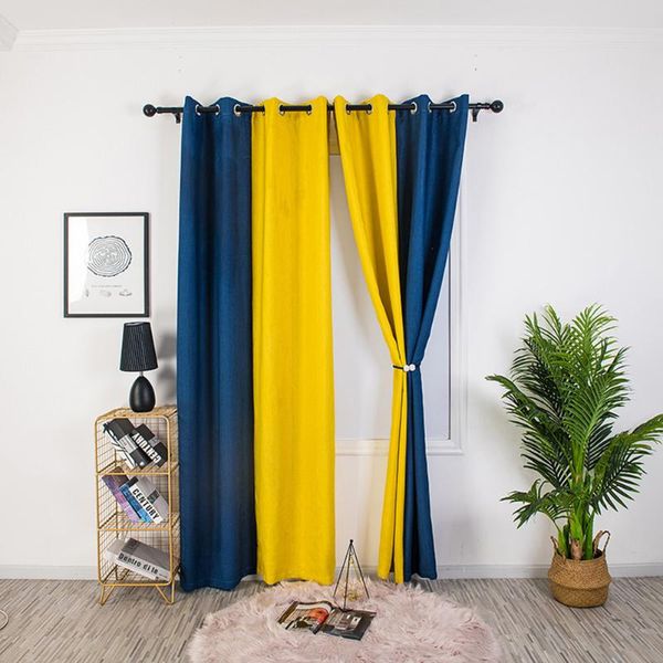 1pc nordic splicing color perforated sliding shading door curtain room balcony blackout window drape curtains home decoration & drapes
1pc nordic splicing color perforated sliding shading door curtain room balcony blackout window drape curtains home decoration & drapes