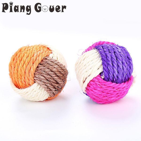 cat toys 1pcs pet toy sisal rope weave ball teaser rattle scratch catch random color
cat toys 1pcs pet toy sisal rope weave ball teaser rattle scratch catch random color