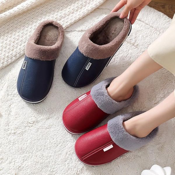 women fluffy slippers winter warm fur shoes pu leather waterproof slip on home indoor bedroom girl ladies plush zapatillas mujer, Black
women fluffy slippers winter warm fur shoes pu leather waterproof slip on home indoor bedroom girl ladies plush zapatillas mujer, Black