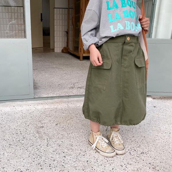 girls casual skirts kids summer khaki army green loose skirt baby little girl all match clothes for 2-7 years, Blue
girls casual skirts kids summer khaki army green loose skirt baby little girl all match clothes for 2-7 years, Blue
