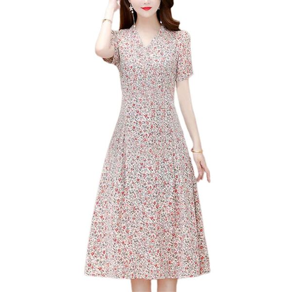casual dresses v-neck print dress vintage a-line summer 2021 for ladies floral short sleeve mid-calf pullover women, Black;gray
casual dresses v-neck print dress vintage a-line summer 2021 for ladies floral short sleeve mid-calf pullover women, Black;gray