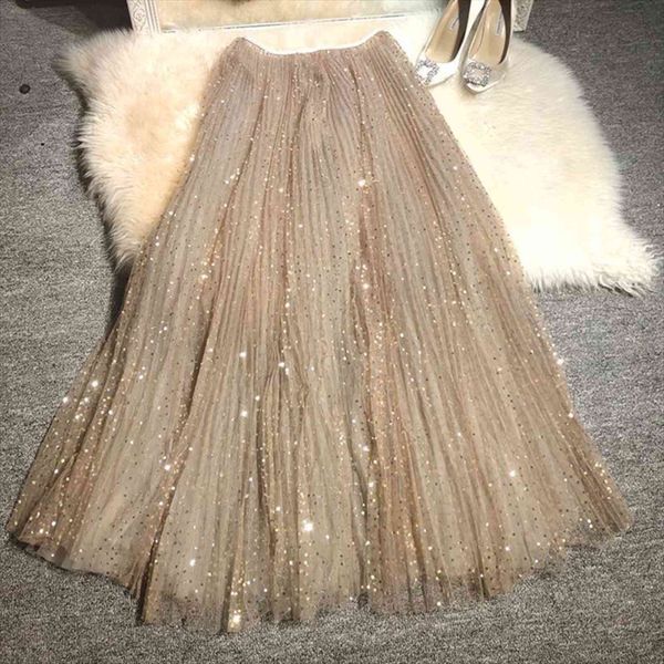 spring autumn tulle fashion women skirt shining star mesh tutu pleated saias faldas jupe femme e287, Black
spring autumn tulle fashion women skirt shining star mesh tutu pleated saias faldas jupe femme e287, Black